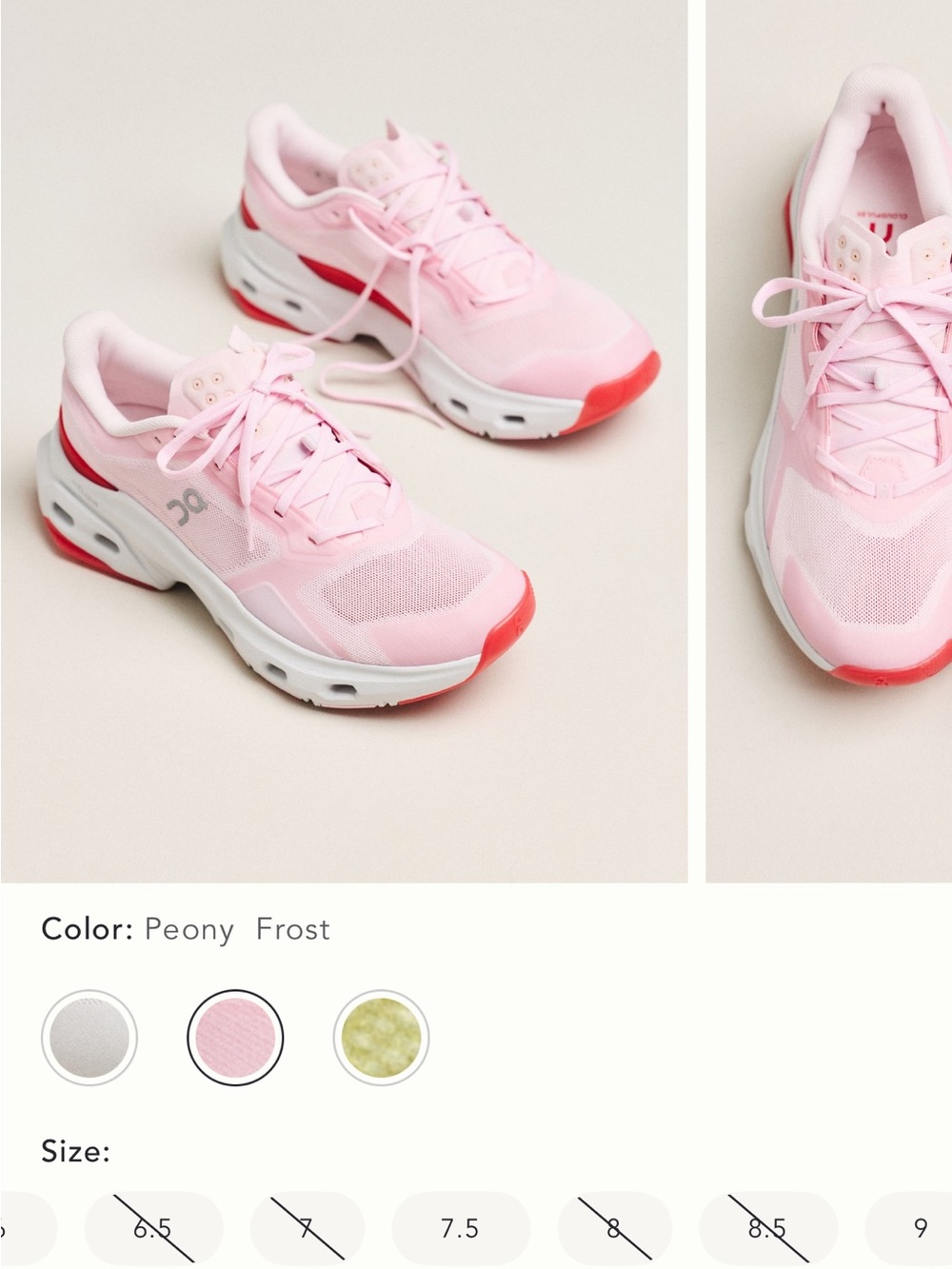On Running Running Cloudnova Women's Pink Running Sneakers